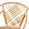 Baxton Studio Pro Modern Bohemian Natural Brown Rattan and Black Metal Dining Chair, PK2 209-2PC-12793 - alternate 5